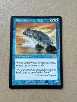 Great whale - English - MTG Urza's saga - NM - Image 1