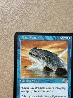 Great whale - English - MTG Urza's saga - NM - Image 2