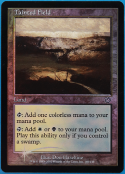 Tainted Field FOIL Torment NM Land Uncommon MAGIC MTG CARD (ID# 500576) ABUGames - Image 1