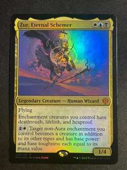 MTG Zur, Eternal Schemer, NM-Mint, (DMU #228/281) Foil - Image 1