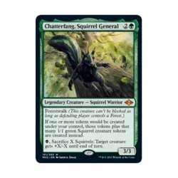 WOTC MtG Modern Horizons 2 Chatterfang, Squirrel General (MR) NM - Image 1
