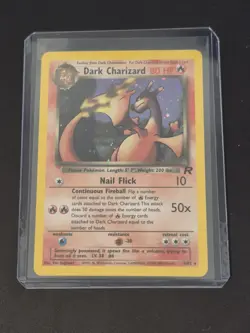 2000 Pokemon Team Rocket Dark Charizard 4/82 Holo Rare Lp/NM - Image 1