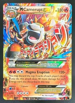 2013-17 Pokemon Gaming XY Promos Mega Camerupt #XY198 - Image 1