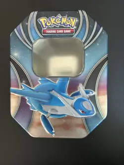Latios Pokemon Tin (no packs) + Lot of Damage Counters, Poison, Burn, GX Tokens - Image 2