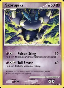 Skorupi 128/147 | Platinum - Supreme Victors | Pokemon TCG | English | Common - Image 2
