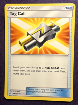 Tag Call 206/236 - SM: Cosmic Eclipse - Regular - Uncommon - Pokemon (NM) - Image 1