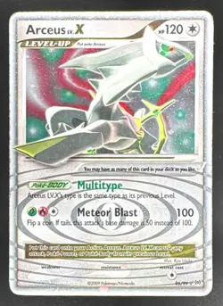 2009 Pokemon Gaming Platinum Arceus LV.X Holo #95/99 HP - Image 1