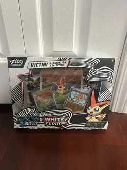 Pokemon Black Bolt & White Flare Victini Illustration Collection Box - Image 1