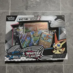 Pokemon Black Bolt & White Flare Victini Illustration Collection Box - Image 1