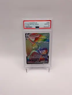 Pokemon TCG Melmetal VMAX #080 Secret 2022 Pokemon Go PSA 10 GEM MINT - Image 1