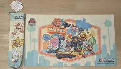 2025 Pokemon World Championships Pikachu Beach Skater Playmat Anaheim Worlds - Image 1