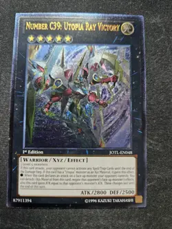 Yugioh Number C39: Utopia Ray Victory - JOTL-EN048 Ultimate Rare LP - 1ST - Image 1