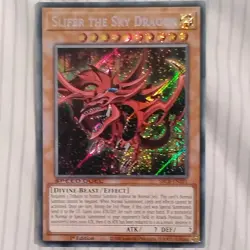 Yugioh Cards TCG Slifer Obelisk Winged Dragon Of Ra SBC2 Speed Duel Secret Rare - Image 2