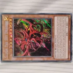 Yugioh Cards TCG Slifer Obelisk Winged Dragon Of Ra SBC2 Speed Duel Secret Rare - Image 3