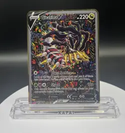 Ciratina V Gold Metal Pokemon Card Collectible Gift Display - Image 1