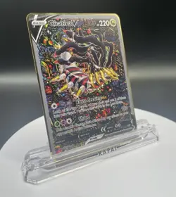 Ciratina V Gold Metal Pokemon Card Collectible Gift Display - Image 2