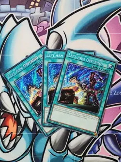 Left Arm Offering RA04-EN086 Secret Rare 1st Ed X3 YuGiOh - Image 1