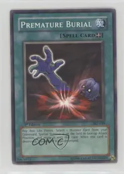 Premature Burial 1st Ed. YuGiOh Starter Deck Kaiba Evolution #SKE-039 2004 - Image 1