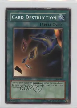 Card Destruction 1st Ed. YuGiOh Starter Deck Yugi Evolution #SYE-032 2004 READ - Image 1