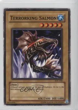 Terrorking Salmon Unlimited YuGiOh Invasion of Chaos #IOC-060 2004 READ - Image 1
