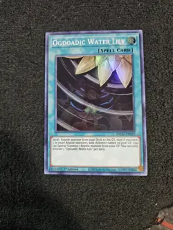 Ogdoadic Water Lily ANGU Super Rare 1st Ed Yugioh - Image 1