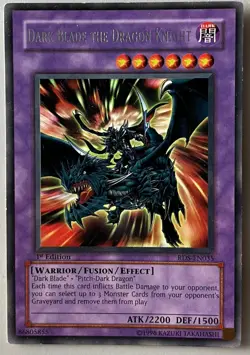 YuGiOh! DARK BLADE THE DRAGON KNIGHT Card Lightly Played (1st Edition) RDS-EN035 - Image 1