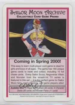2001 Sailor Moon Collectible Card Game Premiere Expansion Set Archive Promo - Image 1