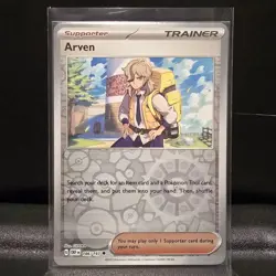 Arven 186/197 Pokemon Obsidian Flames SV03 Reverse Holo Uncommon Card NM - Image 1