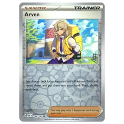 Arven 186/197 Pokemon Obsidian Flames SV03 Reverse Holo Uncommon Card NM - Image 1