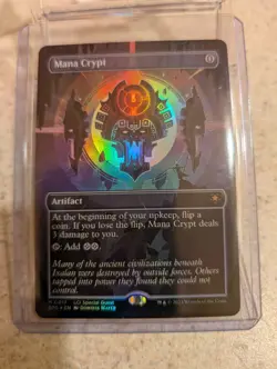 Mana Crypt Borderless Foil #0017 *Perfect Card! A Must For Any Collector - Image 2