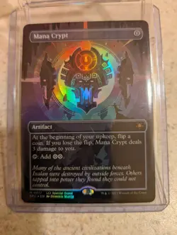 Mana Crypt Borderless Foil #0017 *Perfect Card! A Must For Any Collector - Image 3