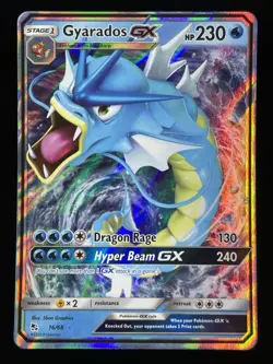Pokemon Card TCG - Gyarados GX 16/68 Hidden Fates Sun & Moon- Near Mint - Image 1