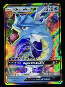 Pokemon Card TCG - Gyarados GX 16/68 Hidden Fates Sun & Moon- Near Mint - Image 1