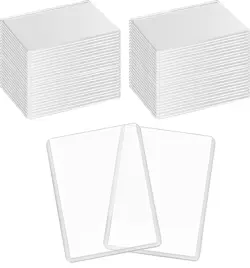 Top Loader [Set of 60] Card Holder for Trading Cards, Card Loader, Hard Case, Ca - Image 1