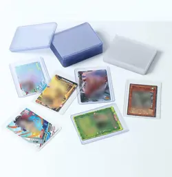 Top Loader [Set of 60] Card Holder for Trading Cards, Card Loader, Hard Case, Ca - Image 2