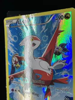 Pokemon Latias TCG Full Art Holo Black Star Promo Card XY78 DMG - Image 2