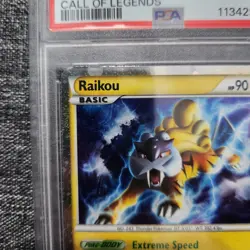 2011 Pokemon Raikou Holo Call of Legends PSA 6 Graded Card - Image 3