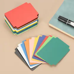 100Pack Index Card Dividers Football Trading Card Storage Dividers, White - Image 5