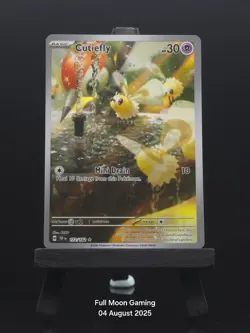 Cutiefly 122/162 - Temporal Forces - Illustration Rare Holo NM/M Pokemon Card - Image 1