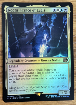 MTG Final Fantasy, Noctis, Prince of Lucis - Foil - Image 1