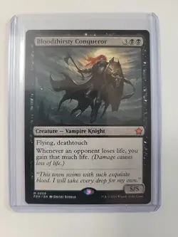 Bloodthirsty Conqueror Foundations Regular Magic The Gathering MTG - Image 1