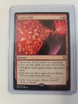 [1x] Jeska's Will Near Mint, English Commander Legends MTG Magic - Image 1