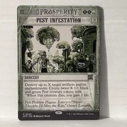 Pest Infestation - Outlaws of Thunder Junction: Breaking News - OTP MTG NM Reg - Image 1