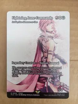 Lightning, Lone Commando Isshin Two Heavens as One Showcase Final Fantasy MTG - Image 1