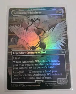 Mtg - Ambrosia Whiteheart (Borderless) - FINAL FANTASY (FIN) - NM - Foil - Image 1