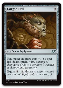 Gorgon Flail #752 (NM) Foundations Jumpstart J25 Magic MTG - Image 1