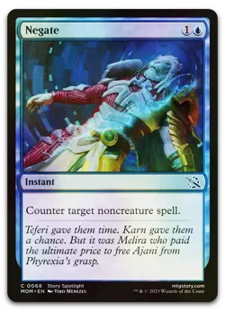 Negate #68 (Foil) (NM) March of the Machine MOM Magic MTG - Image 1