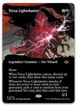 Tersa Lightshatter (Borderless) #345 (NM) Tarkir Dragonstorm TDM Magic MTG - Image 1