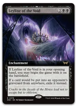Leyline of the Void (Extended Art) #376 (NM) Duskmourn DSK Magic MTG - Image 1