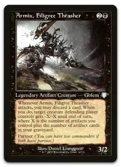 Armix, Filigree Thrasher (Retro Frame) #103 (NM) Brothers' War BRC Magic MTG - Image 1